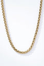 Collier Kaïa – Chaîne tressée dorée élégante