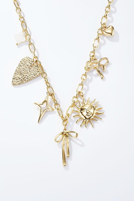 Collier Astéria – Collier Charms dorés symboliques